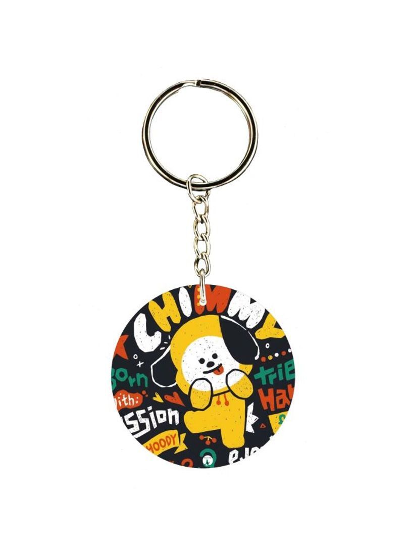 Cartoon Themed Single Sided Key Chain