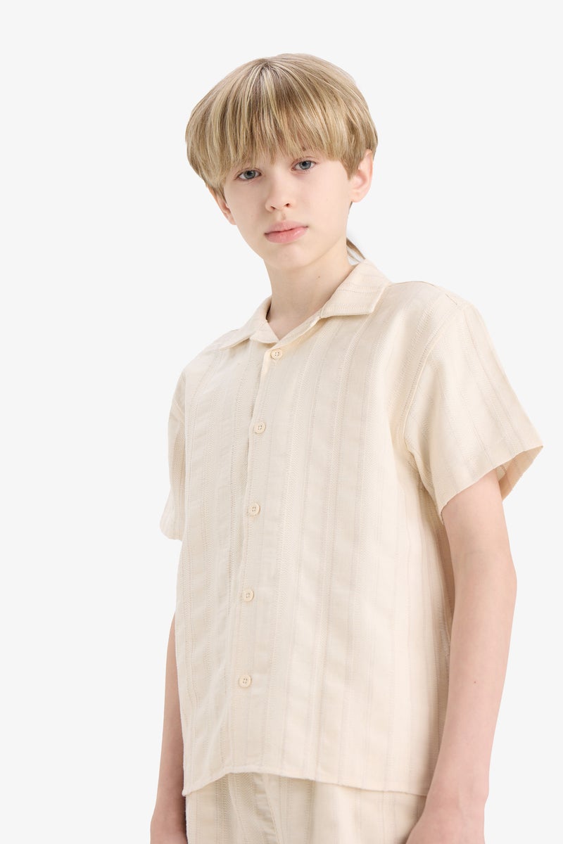 DeFacto Boy Oversize Fit Short Sleeve Shirt  - Image 5
