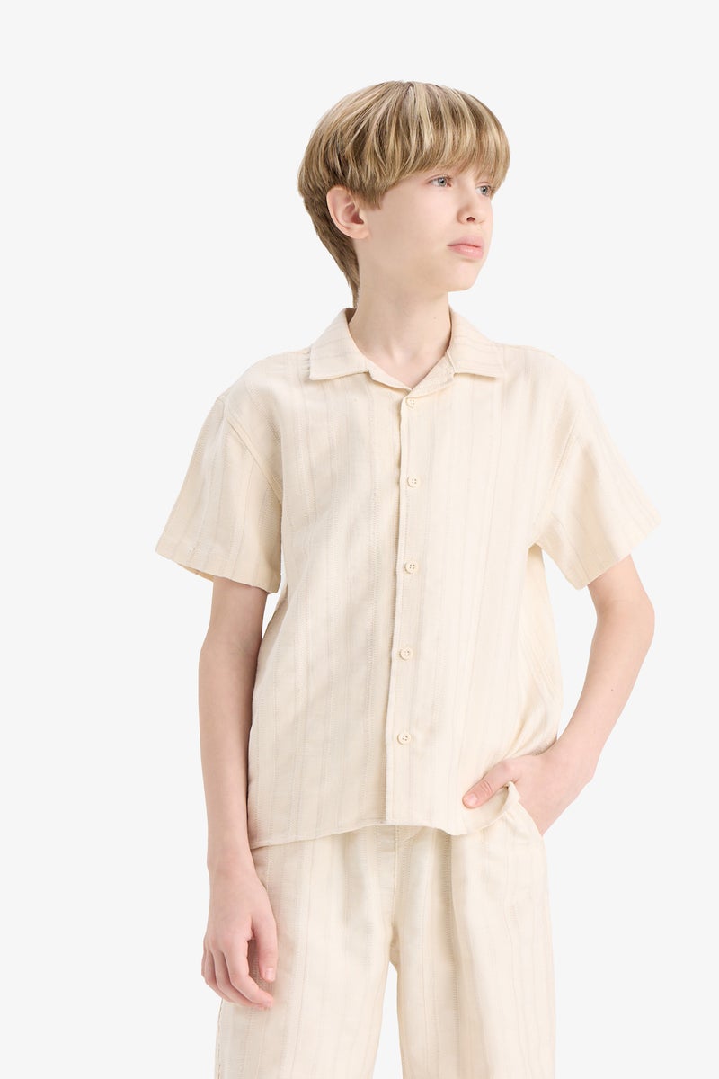 DeFacto Boy Oversize Fit Short Sleeve Shirt  - Image 4