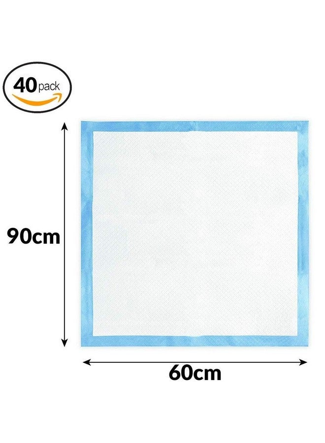RvPaws Dog Training Pads/Size:XL/60x90 cm/40 Count/Training Pee and Potty Pads with Quick Drying Surface and Absorbent Core/Suitable for Small & Large Breed Puppies - Image 2