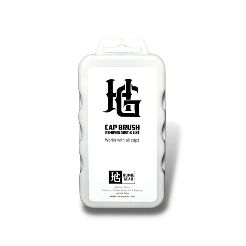 Homiegear Hat Cap Brush, Hat Care for Any Colored Cap, Cleaning Brush for Baseball Cap, Removes Dirt Lint Fur - Used for All Types of Hats White - Image 1