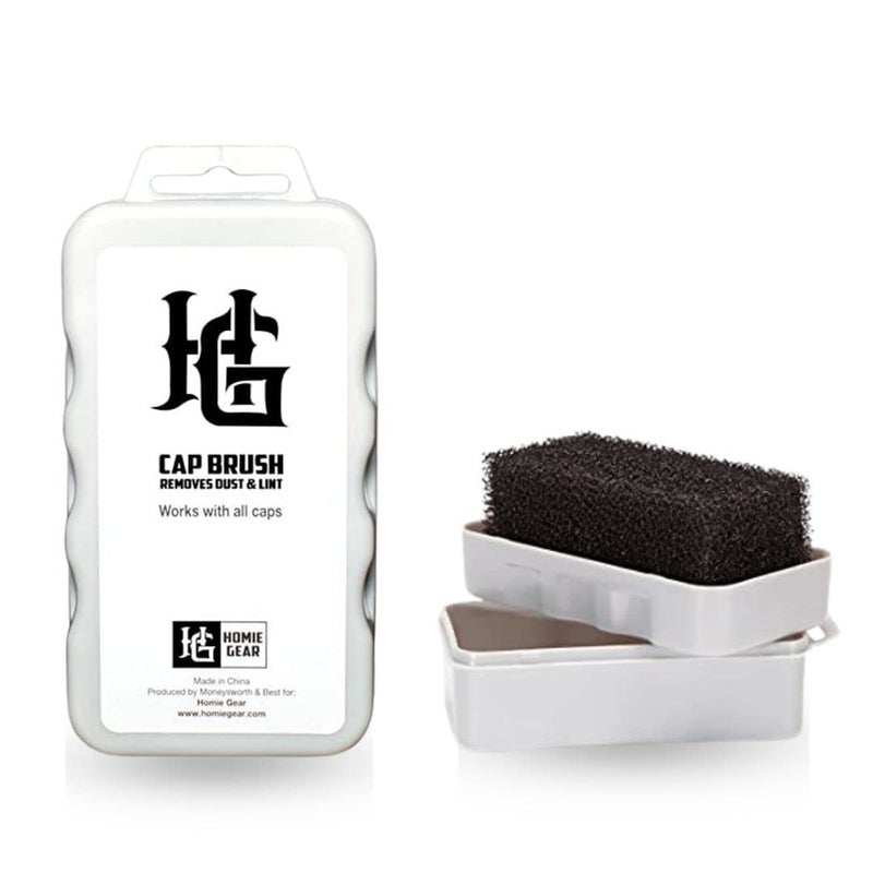 Homiegear Hat Cap Brush, Hat Care for Any Colored Cap, Cleaning Brush for Baseball Cap, Removes Dirt Lint Fur - Used for All Types of Hats White - Image 2