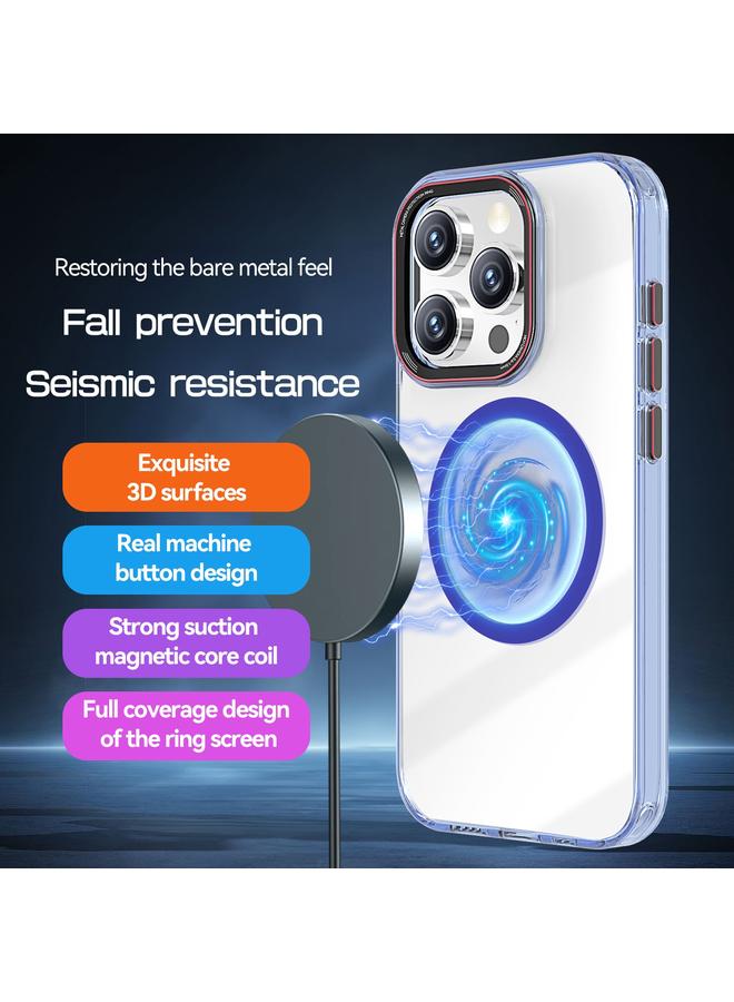 Zaboon Case For iPhone 12 Pro Max Crystal TPU Hybrid PC MagSafe Phone Case - Image 5