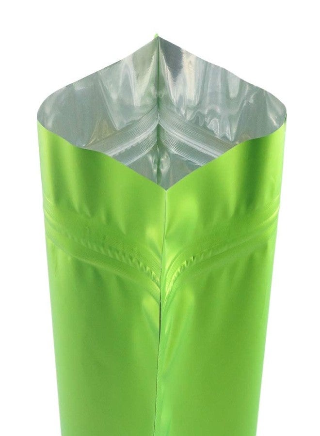 VELEXE Green Matte Zip Lock Stand Up Pouches | 150mm*220mm | 500 Grams | Pack of 25 | Reusable, Leakproof & Airtight Multi-Purpose Pouches with Self-Sealing Technology - Image 3