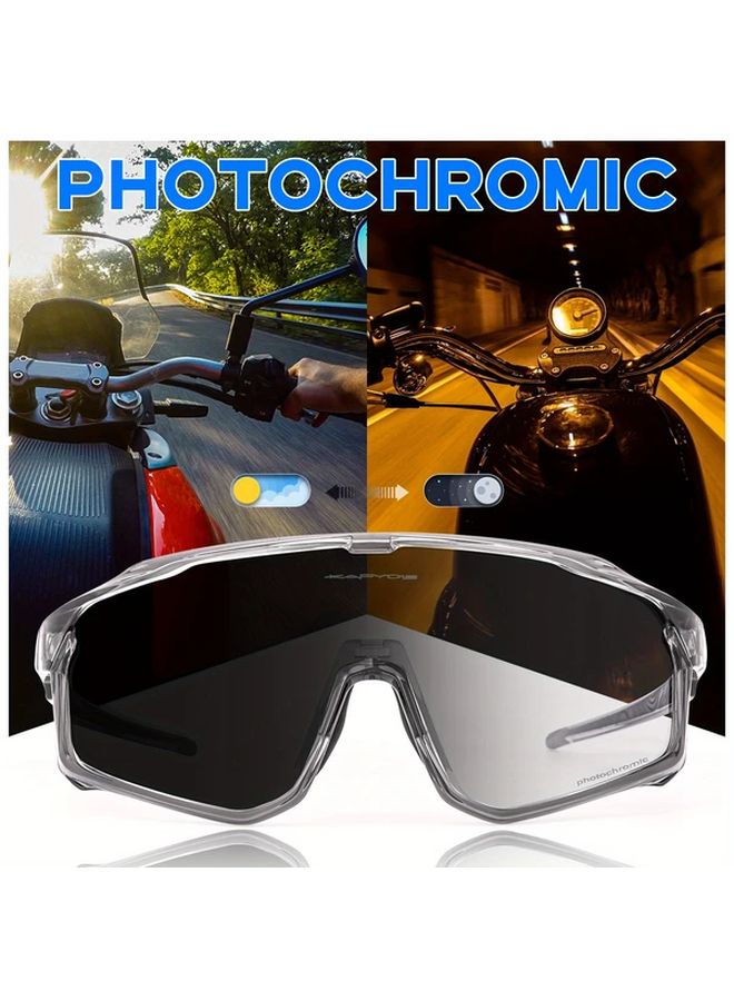 Photochromic Cycling Glasses For Men Women Outdoor Sports Bicycle Riding Eyewear Color 13 - Image 5