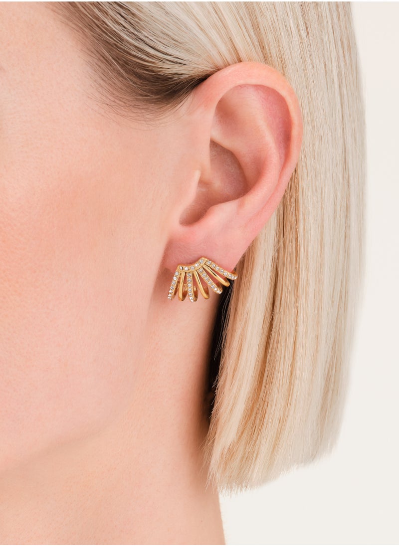RoseField Rosefield Caged Crystal Earrings - JECCG-J1029  - Image 3
