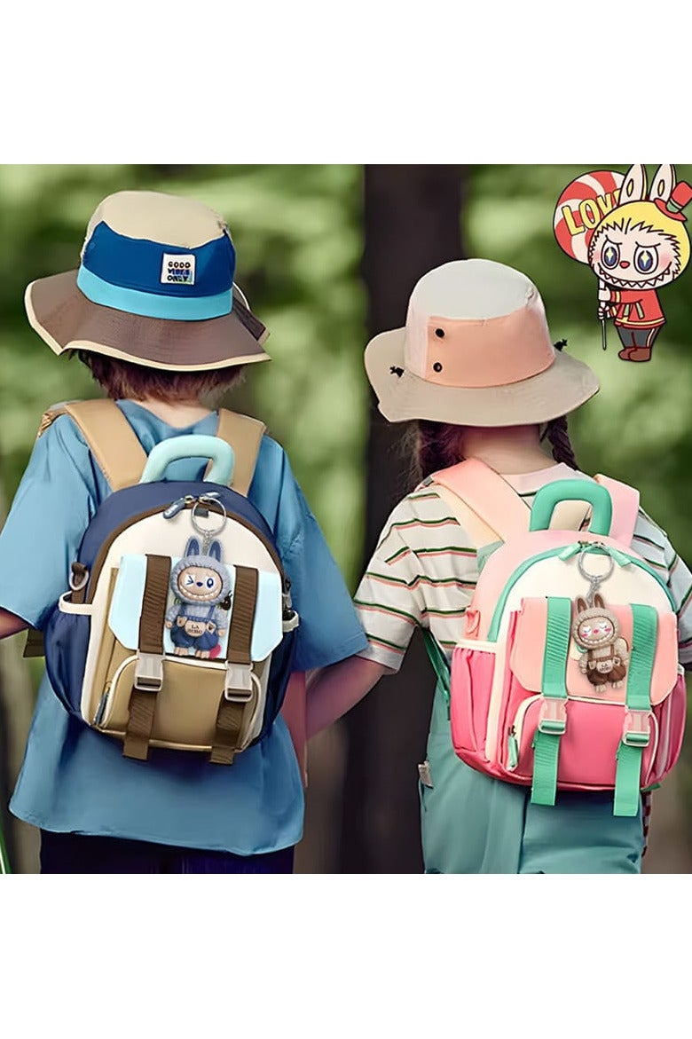 مونستر ميدالية "لا بوبو" بتعابير وجه متغيرة   مثالية لتزيين المفاتيح أو الشنط، خفيفة وسهلة الحمل   هدية ممتعة لمحبي التصاميم الفريدة والدمى التفاعلية   بتحريك الرأس، يظهر 3 تعبيرات مختلفة تضيف لمسة مرحة لأي مكان! - Image 2