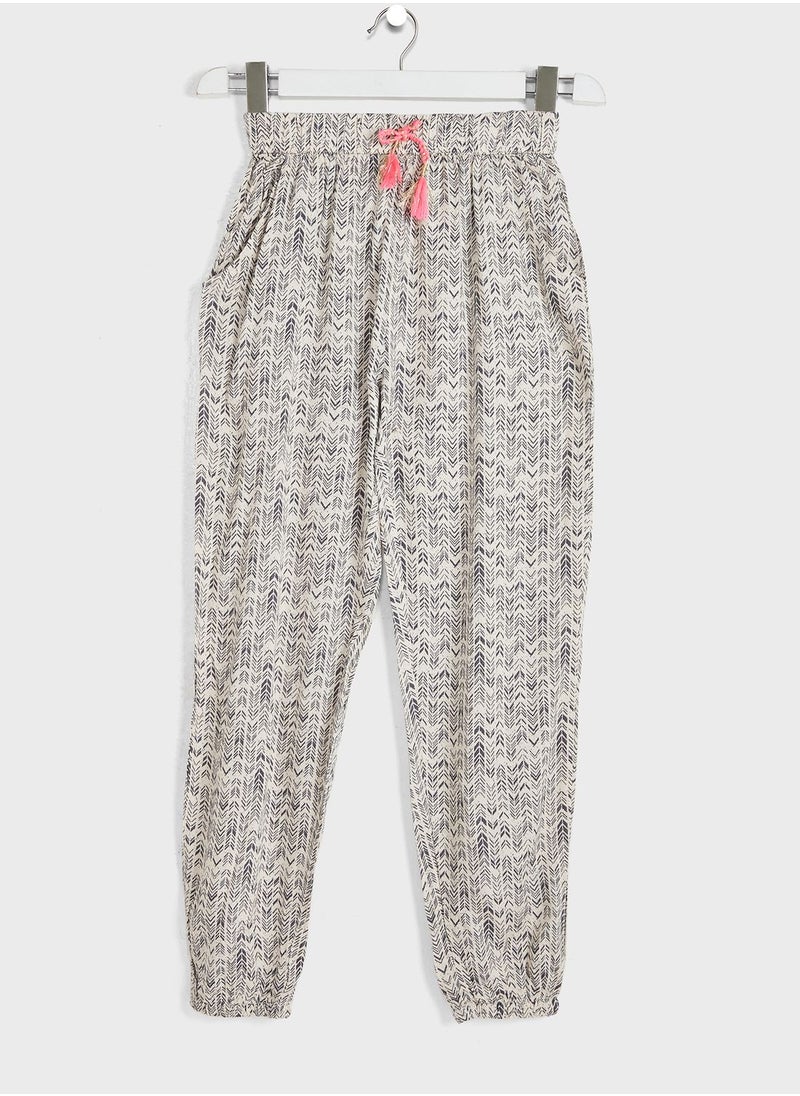 MINOTI - Youth Viscose Harem Sweatpants - Image 1