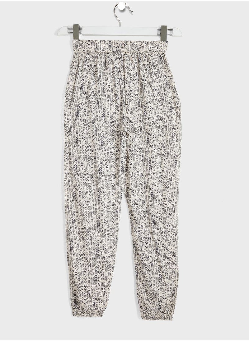 MINOTI - Youth Viscose Harem Sweatpants - Image 1