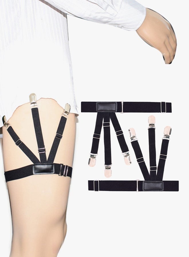 Pair Of Shirt Holder Black - Image 2