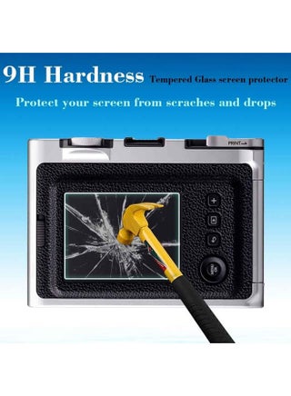 2 PACK Screen Protector for Fujifilm INSTAX Mini EVO, 0.3mm 9H Hardness Tempered Glass Cover Anti-Scrach Anti-Bubble - view 2