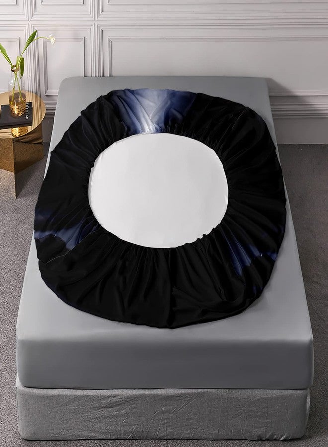 AILONEN Cat Fitted Sheet for Teens, 3D Black Cat Sheet Set Twin Size,Black Cat Bedsheets Set,Cat Bed Sheet Set for Bedroom,Cat Bedding Set,1 Fitted Sheet and 2 Pillow Case,3 Piece - Image 3