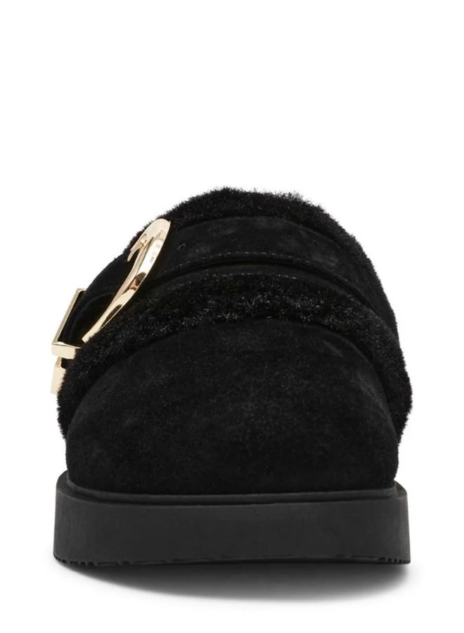 Steve Madden Cozy Up Women's Black Flat Sandals