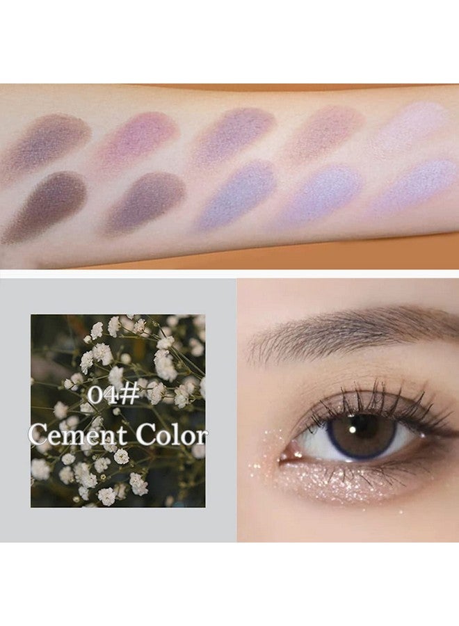 Erinde لوحة ظلال عيون 10 ألوان مكياج مات ظلال عيون عارية قابلة للدمج للغاية مظهر طبيعي طويل الأمد ظلال عيون محايدة مع فرشاة مناسبة للنساء الأكبر سناً لون إسمنتي - Image 3