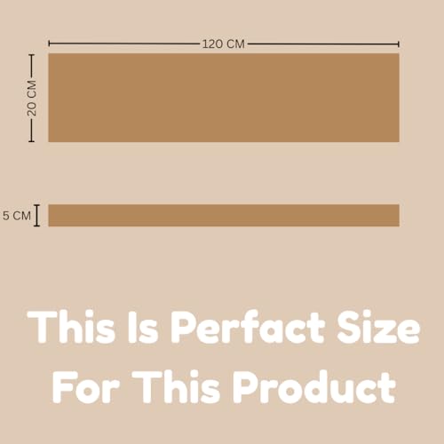 Craftsline 120Cm Long Tv Wall Shelf for Living Room, Bedroom, or Office | Decorative Items, Photo Frames, Plants, and Small Accessories | Space-Saving Modern Home Furniture - Image 4