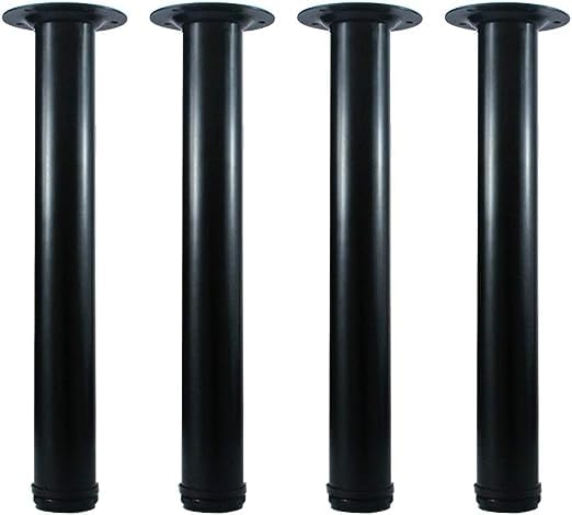 Ventuos New Town Adjustable Metal Bench Legs Coffee Table Leg End Table Leg Furniture Leg Set Set of 4 Black 14 - Image 1