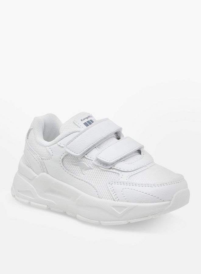 kangaROOS Kids' Logo Detail School Shoes with Hook and Loop Closure - Image 2