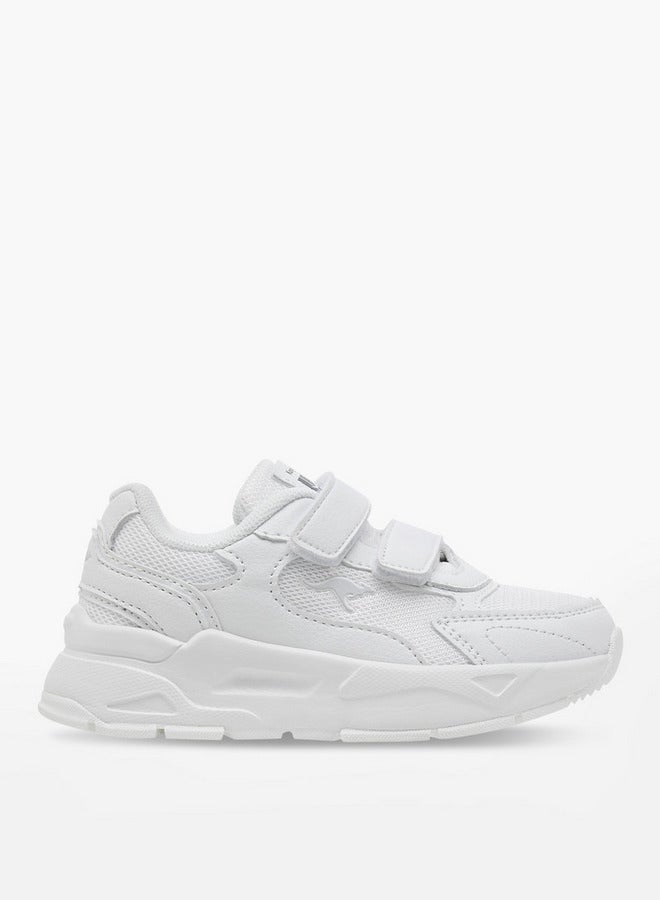 kangaROOS Kids' Logo Detail School Shoes with Hook and Loop Closure - Image 3