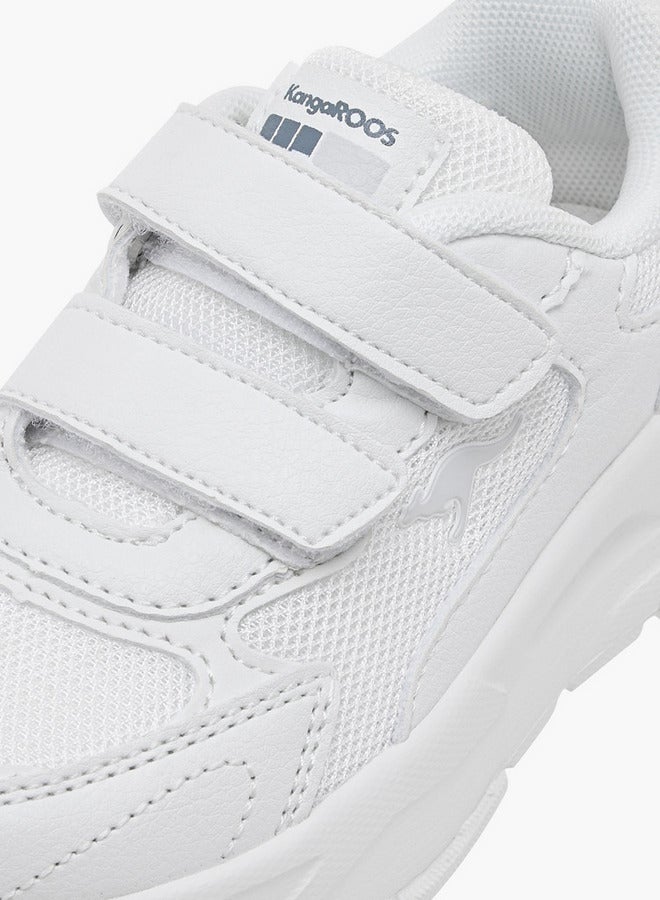 kangaROOS Kids' Logo Detail School Shoes with Hook and Loop Closure - Image 5