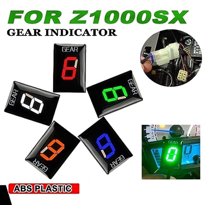 Wivplex 1-6 Gear Indicator for Z1000SX Motorcycles - Image 3