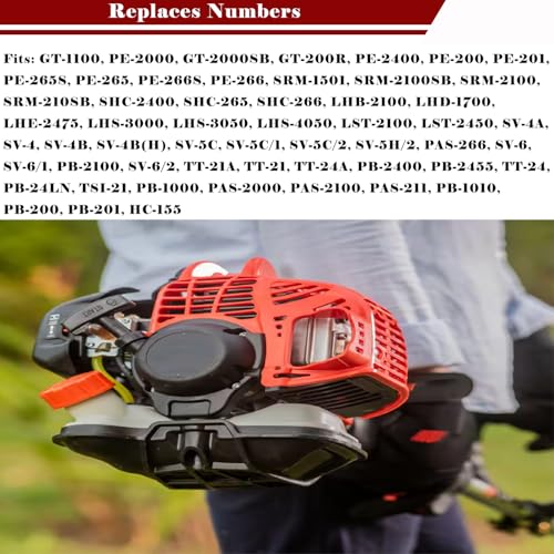 deawater 2PCS Starter Spring 155-244 for Echo Most Trimmers, Hedge Trimmers and blowers 17722042030, 17722044330, GB34025, Black - Image 5