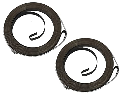 deawater 2PCS Starter Spring 155-244 for Echo Most Trimmers, Hedge Trimmers and blowers 17722042030, 17722044330, GB34025, Black - Image 1