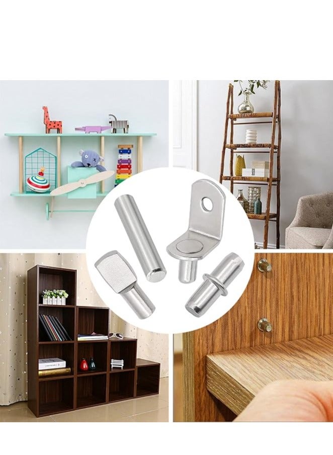 Shelf Pins Kit, Cabinet Shelf Bracket Pegs Shelf Pins Holders for Kitchen Furniture  Closet (104PCS) - Image 4