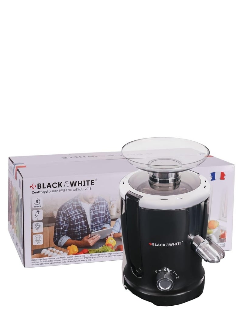 بلاك & وايت BLACK & WHITE Centrifugal Juicer BWJE1701B  - Image 1