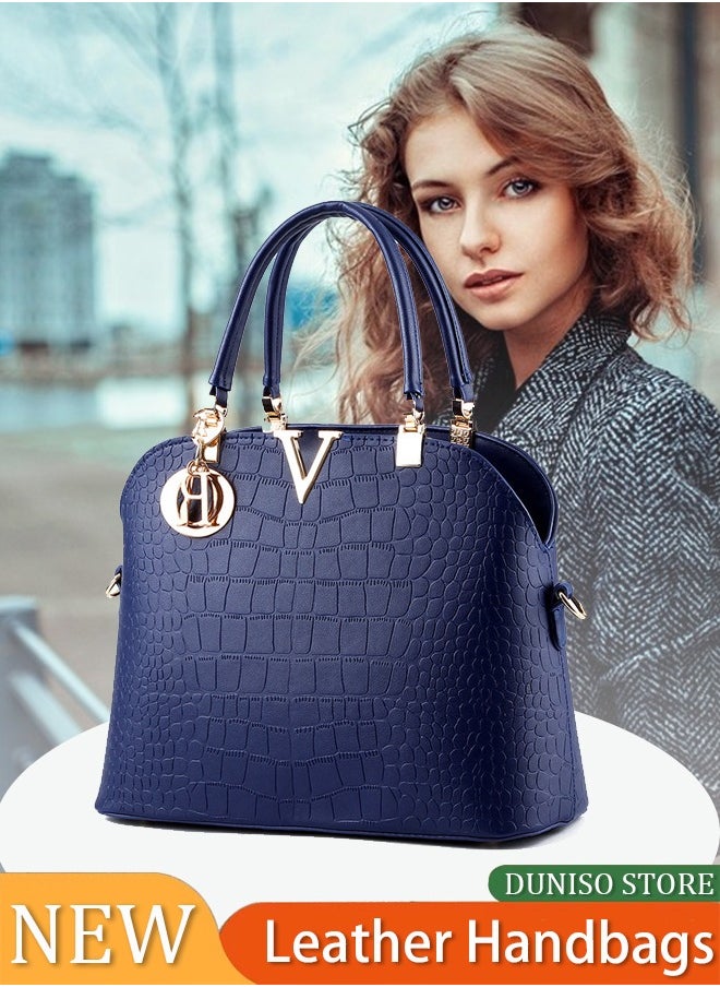 DUNISO Fashionable and unique pattern shell, large capacity waterproof women's PU leather bag, single shoulder handbag  - Image 1