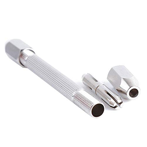 Oscar OSCAR New Mini Spiral Hand Manual Push Drill Chuck Twist Pin Vise Bit Jewelry Craft 3 Inch - Image 5