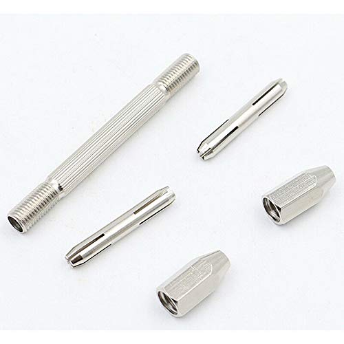 Oscar OSCAR New Mini Spiral Hand Manual Push Drill Chuck Twist Pin Vise Bit Jewelry Craft 3 Inch - Image 3