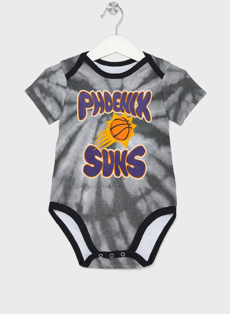 NBA Kids 2 Pack Phoenix Suns Monterey Tie Dye Creeper Onesie