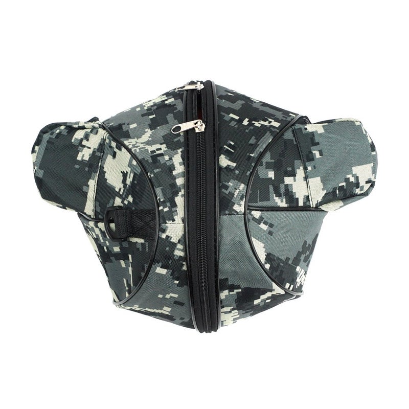 FoRapid Size 7 (29.5") Basketball Bag Soccer Ball Football Volleyball Softball Sports Ball Bag Holder Carrier+Adjustable Shoulder Strap 2 Side Mesh Pockets f/Water Bottle Towel Sports Shoes (Camo) - Image 3