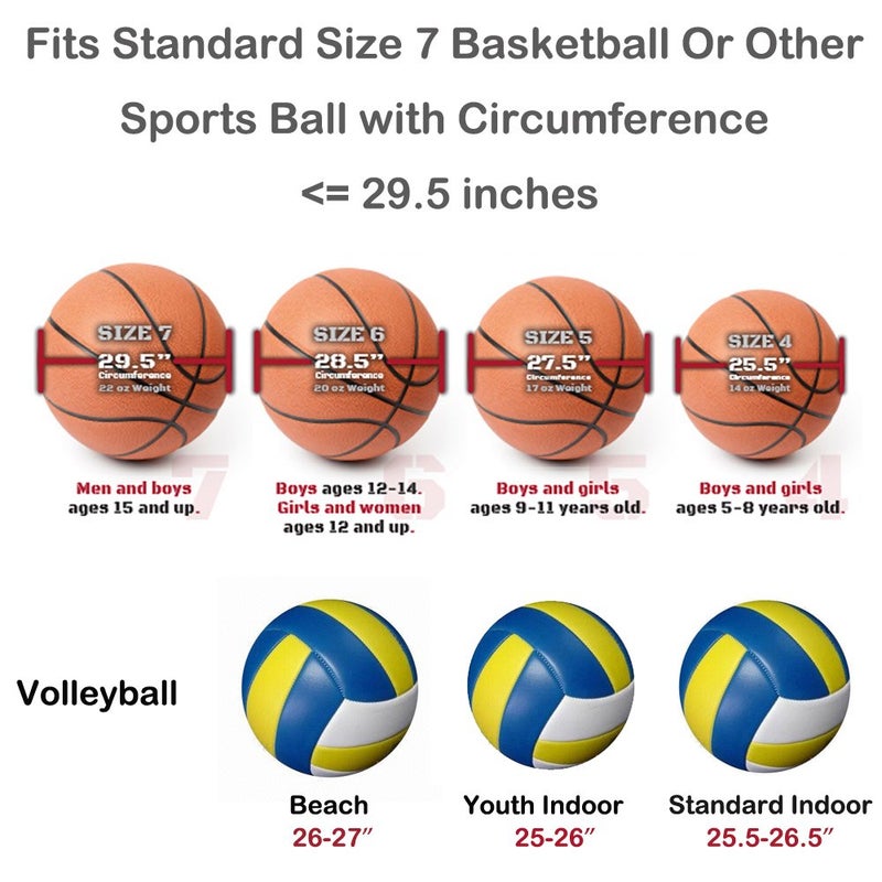 FoRapid Size 7 (29.5") Basketball Bag Soccer Ball Football Volleyball Softball Sports Ball Bag Holder Carrier+Adjustable Shoulder Strap 2 Side Mesh Pockets f/Water Bottle Towel Sports Shoes (Camo) - Image 2