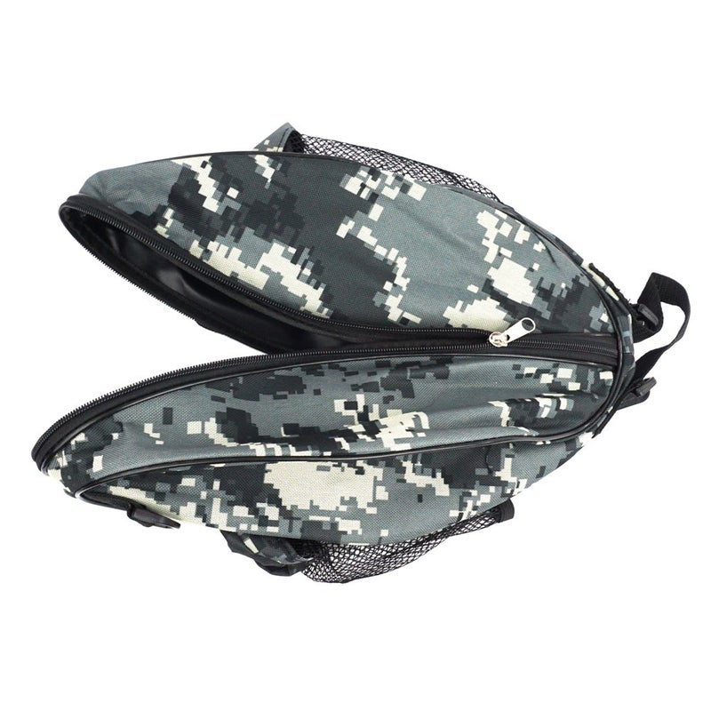 FoRapid Size 7 (29.5") Basketball Bag Soccer Ball Football Volleyball Softball Sports Ball Bag Holder Carrier+Adjustable Shoulder Strap 2 Side Mesh Pockets f/Water Bottle Towel Sports Shoes (Camo) - Image 4