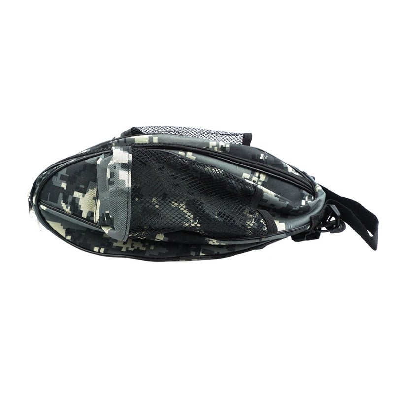 FoRapid Size 7 (29.5") Basketball Bag Soccer Ball Football Volleyball Softball Sports Ball Bag Holder Carrier+Adjustable Shoulder Strap 2 Side Mesh Pockets f/Water Bottle Towel Sports Shoes (Camo) - Image 5