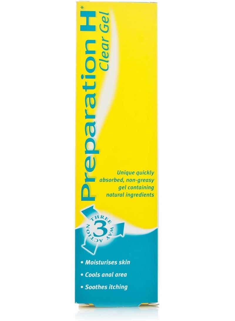 Preparation H 3 Way Action Clear Gel for Sore Skin, 50g