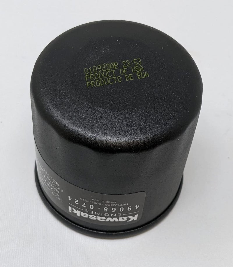 كاواساكي فلتر زيت كاواساكي (عبوة من قطعتين) 49065-0724، متوافق مع فلتر الزيت الأصلي 49065-7010 - Image 3