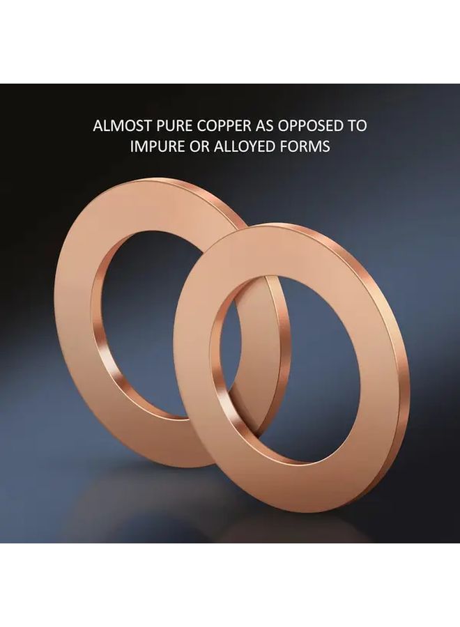 10 Pcs M12x18x1 5 Copper Seal Rings Red Brass Crushable Oil Seals Non Destroyable Anti Leak Washers For Automotive And Mechanical Applications - Image 4
