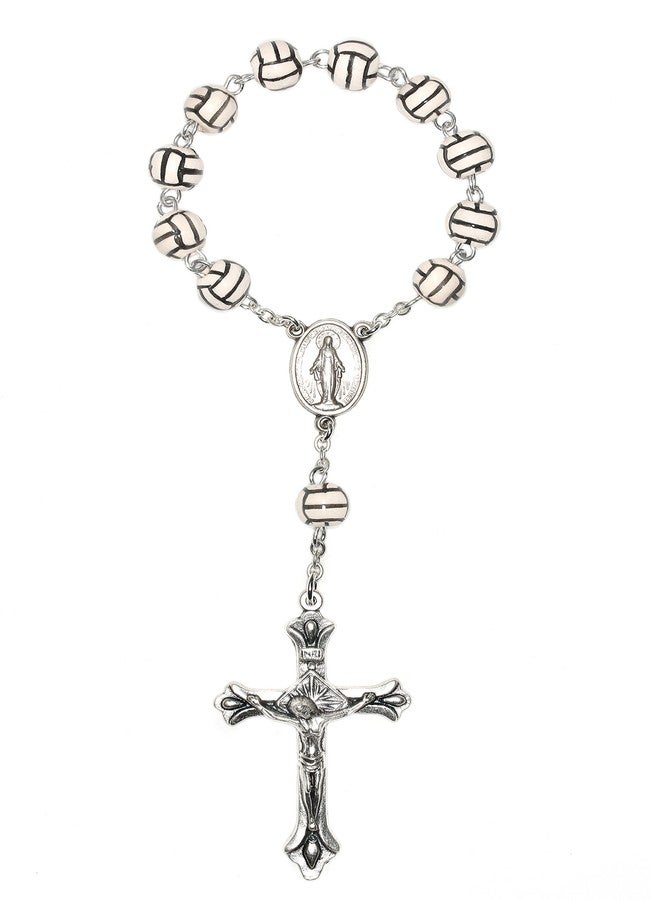 Rosaries مسبحة رياضية أو جيب لعقد من الزمن (التناول، التأكيد، RCIA، عيد الميلاد، المزيد) (كرة الطائرة جيب) - Image 2
