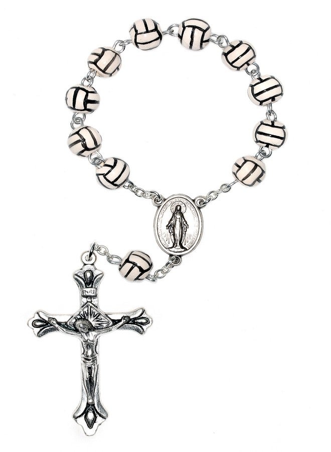Rosaries مسبحة رياضية أو جيب لعقد من الزمن (التناول، التأكيد، RCIA، عيد الميلاد، المزيد) (كرة الطائرة جيب) - Image 1