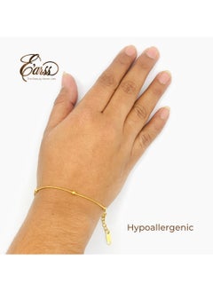 Tiny Dot Gold Bracelet | Stainless Steel | 18K Gold Plated - pzsku/ZAC7D4137E796D34B137EZ/45/_/1736407724/cdc45406-ced9-43bc-b1b0-489115171ec9