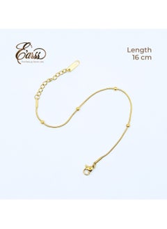 Tiny Dot Gold Bracelet | Stainless Steel | 18K Gold Plated - pzsku/ZAC7D4137E796D34B137EZ/45/_/1736407734/2e020194-6a5b-4083-8f1e-c678507c7129