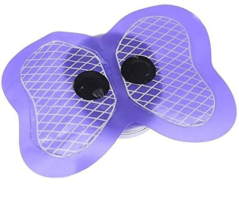 Concepta Muscle Massager Butterfly Design Body Electronic ABS Belly Arm Trainer Stimulator Therapy Massage Slimming Losing Weight 4 Led Lights Display,for Blood Circulation, Battery Powered (Multicolor) - Image 4