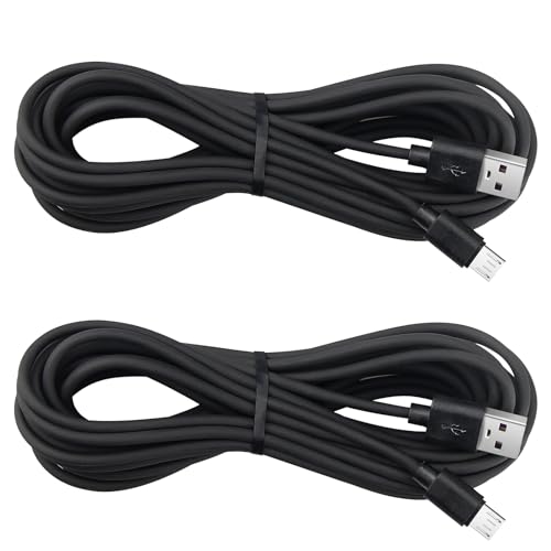 Smays 16 ft Charger Cord for PS4 Controller, Long Micro USB Cable 2-Pack - Image 5