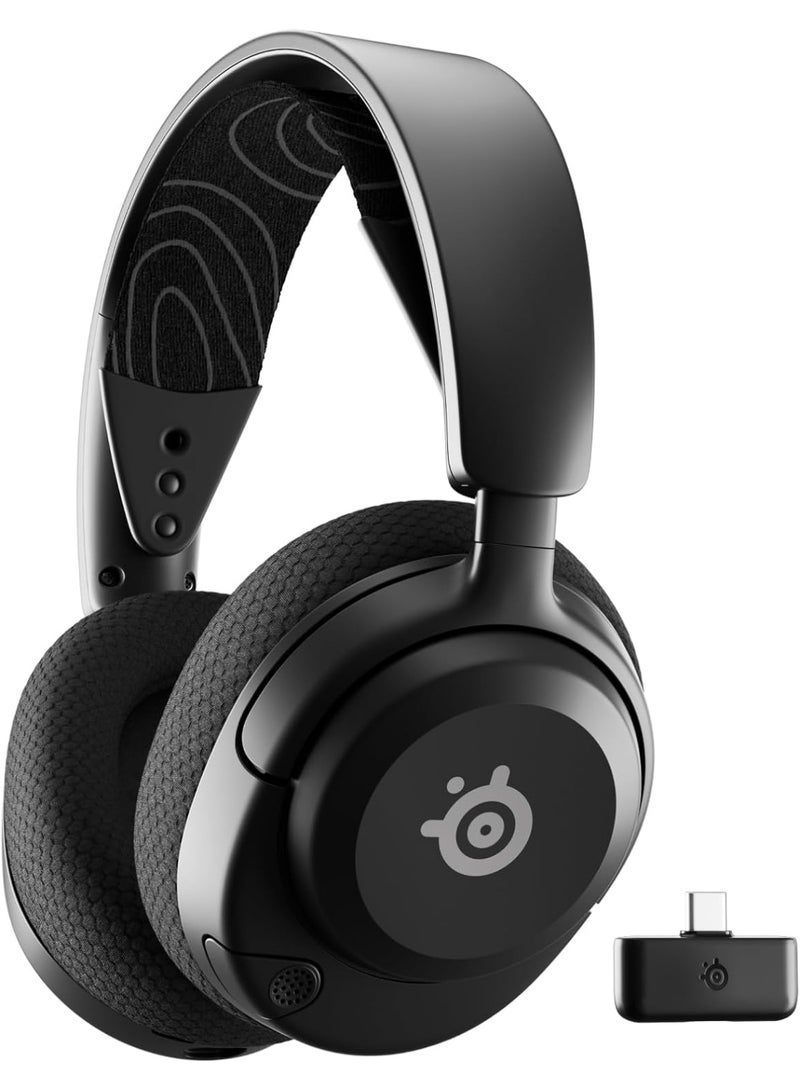 SteelSeries Arctis Nova 5 Wireless - Gaming Headset for PC, PS4/5, Switch, Mobile - 100+ Audio Presets via App - Neodymium Magnetic Drivers - 60H Battery - 2.4GHz or BT - ClearCast Gen2.X Mic - Image 1