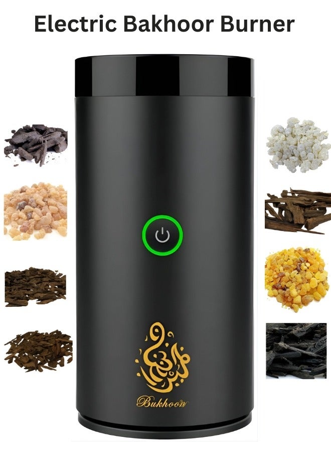 Bakhoor Car Bakhoor Portable Arabian Electronic Aromatherapy Incense Burner Rechargeable USB Type C Portable Electric Incense Burner Aromatherapy Machine Muslim Ramadan Aroma Diffuser - Image 1
