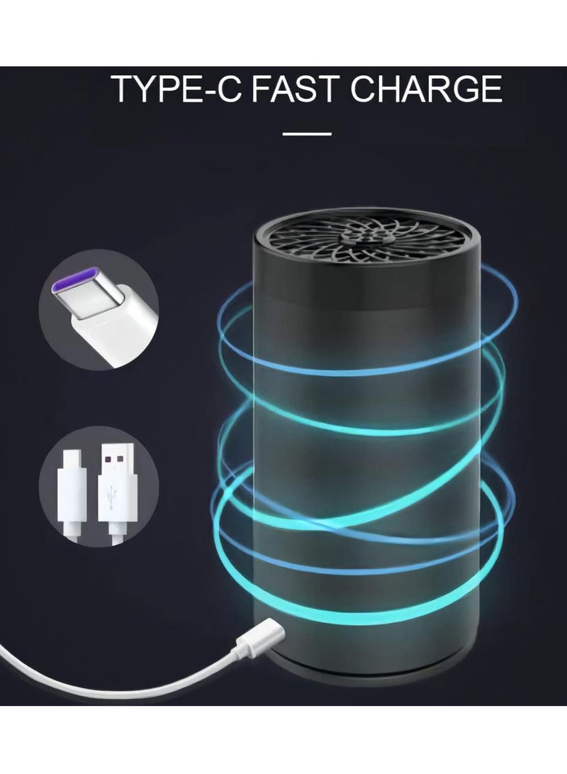 Bakhoor Car Bakhoor Portable Arabian Electronic Aromatherapy Incense Burner Rechargeable USB Type C Portable Electric Incense Burner Aromatherapy Machine Muslim Ramadan Aroma Diffuser - Image 2