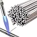 AZB 50 Pieces Flux Core Aluminum Rods Low Temperature Easy Melt Aluminum Welding Rods Welding Sticks - Image 2