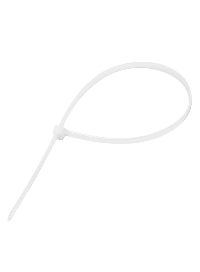 LAWAZIM 12 Inch White Nylon Zip Ties - 100 Piece 5x300mm Multi-Purpose Self-Locking Cable Zip Ties, UV Resistant Flexible Wire Ties for Home, Office, Workshop, Cord Management, Indoor and Outdoor Use - Image 5